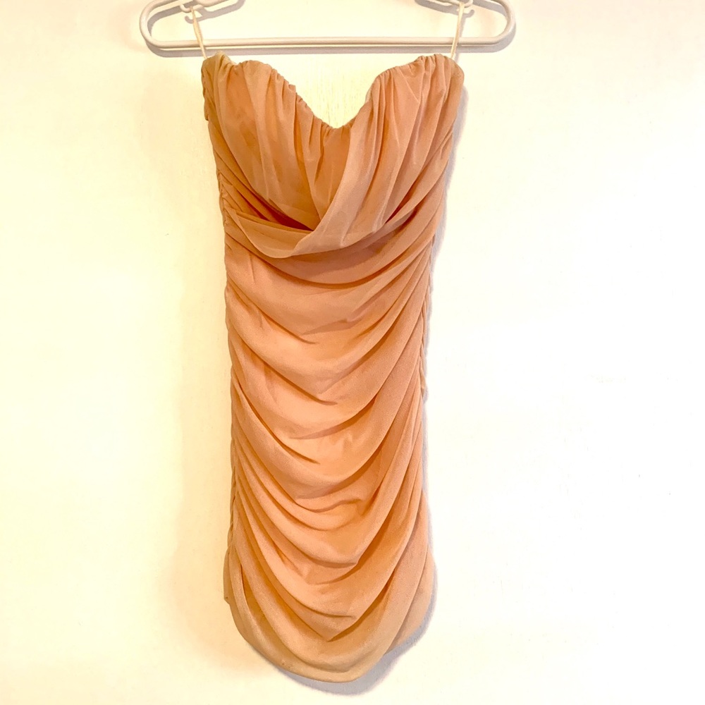 Strapless dress